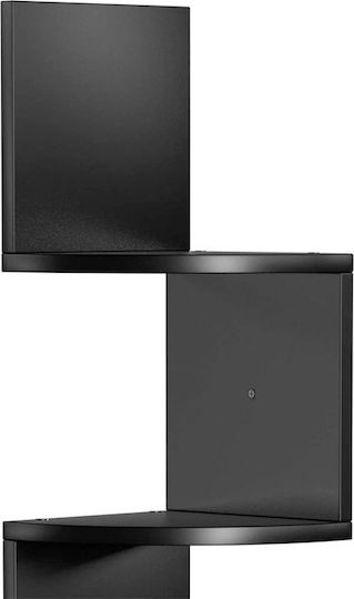 Γωνιακό Ράφι Μαύρο 20x20x127.5εκ.