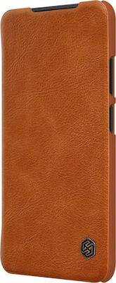 Nillkin Qin Synthetic Leather Book Brown (Redmi Note 10 Pro)