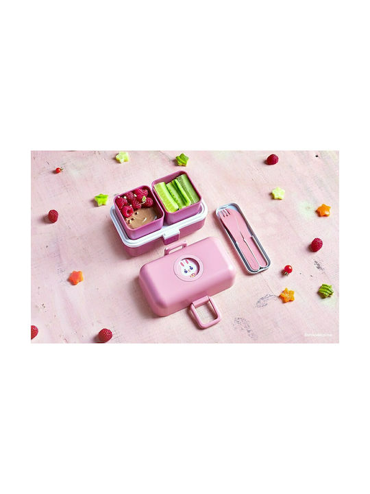 Monbento Microwave Plastic Lunch Box Bento Pink Blush 800ml