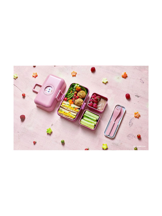 Monbento Microwave Plastic Lunch Box Bento Pink Blush 800ml