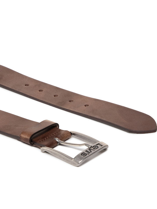 Duncan Men's Belt Leather Brown