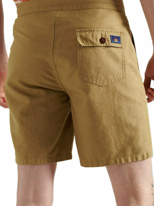 Superdry Cali Beach Men's Shorts Chino Classic Tan