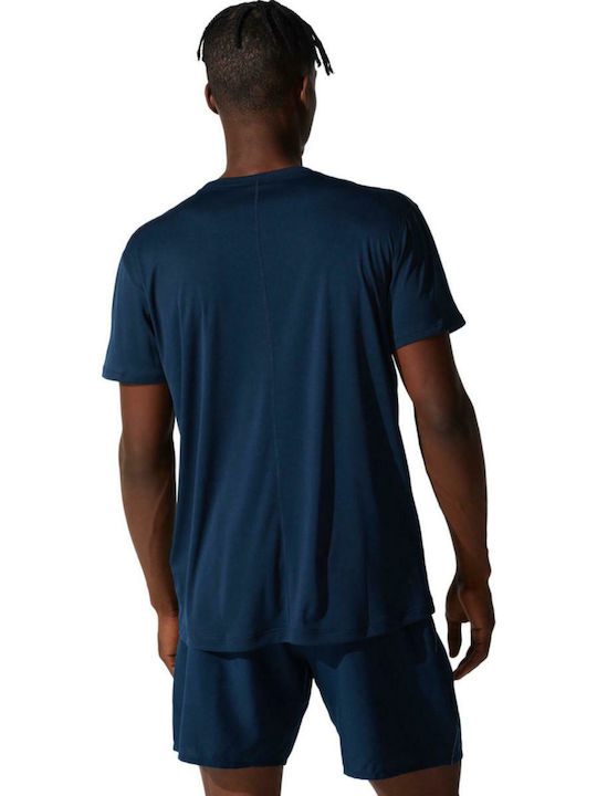 ASICS Core Herren Sport T-Shirt Kurzarm Marineblau