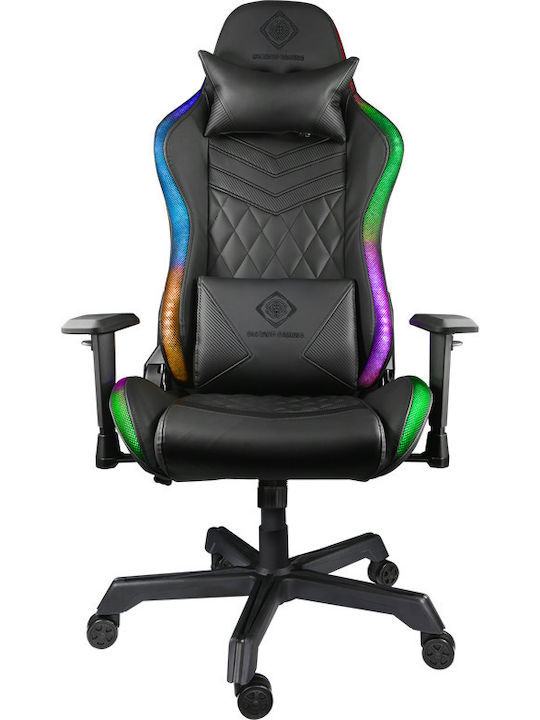 Deltaco RGB Line GAM-080 Δερματίνης Μαύρη