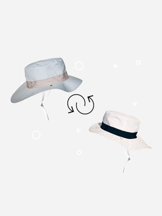 KiETLA Kids' Hat Fabric Sunscreen Panama Light Blue