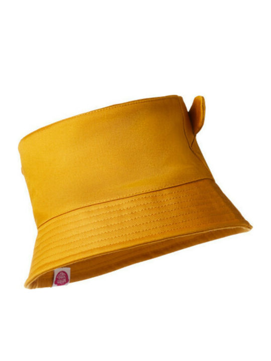 Affenzahn Kids' Hat Bucket Fabric Τιγράκι Yellow