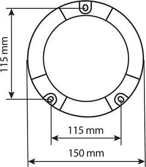 Lampa Car Beacon 9 - 32V with Orange Lighting