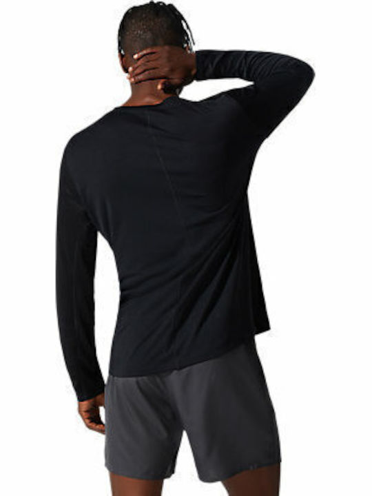 Core Long Sleeve Athletic Blouse Black