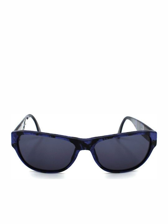 Ysl Women's Sunglasses with Blue Plastic Frame and Blue Lens SL 6530 Y679