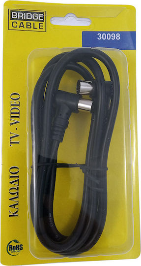 Bridge Cable Antenna Cable Coax male - Coax female Black 5m (29-0566) 1pcs