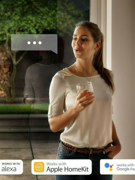 Philips Impress Επιτοίχια Εξωτερική Πλαφονιέρα LED IP44 8W με Ψυχρό Λευκό Φως 14.1x12x24εκ.