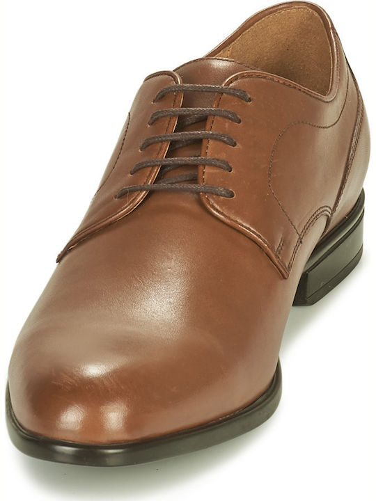 U Iacopo Men's Leather Dress Shoes Brown