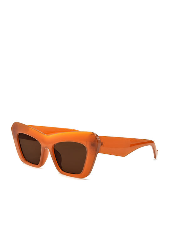 Awear Salina Sonnenbrillen mit Orange Rahmen und Braun Linse