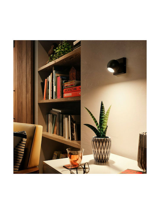 Philips Buckram Single Spot with Socket GU10 in Black Color
