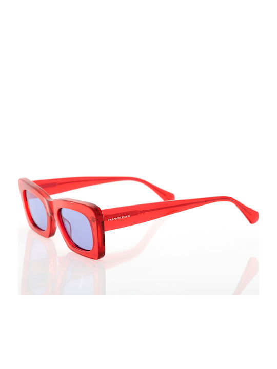 Hawkers Lauper Women's Sunglasses with Red Acetate Frame