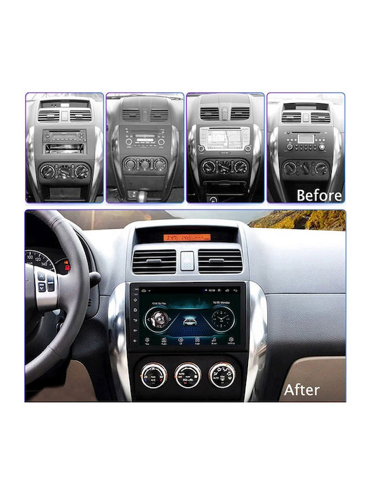 Kirosiwa Car Audio System for Suzuki SX4 2005-2013 (Bluetooth/USB/AUX/WiFi/GPS) with Touch Screen 9"