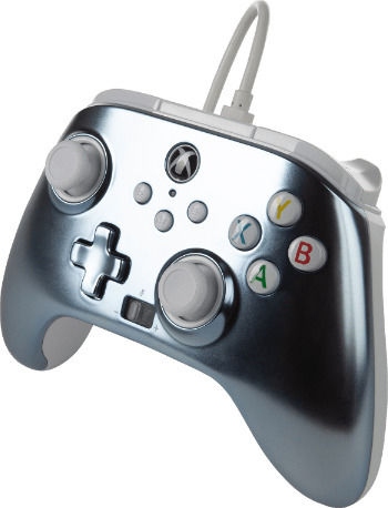 PowerA Enhanced Wired Gamepad for Xbox Series Metallic Ice
