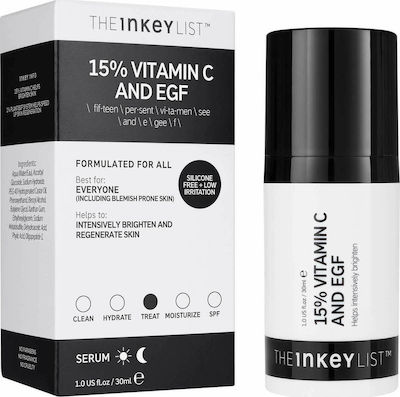 The Inkey List 15% Vitamin C & EGF 30ml