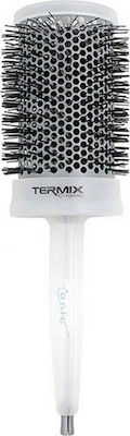 Termix Ceramic Ionic Brush Hair for Straightening White 43mm