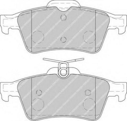Ferodo Σετ Τακάκια Πίσω 4τμχ για Opel Signum / Vectra Renault Laguna Saab 9-3