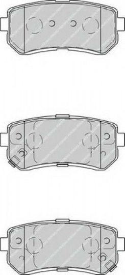 Ferodo Brake Pad Rear 4pcs for Hyundai i20 / i30 / iX35 / ix20 Kia Sportage