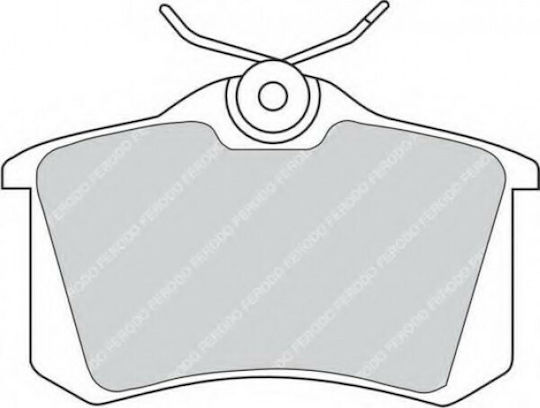Ferodo Brake Pad Rear 4pcs for Audi 80 / A6 Peugeot 405 Renault Megane Seat Cordoba / Toledo Volkswagen Corrado / Golf / Jetta / Passat / Polo / Scirocco