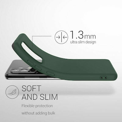 KWmobile Silicone Back Cover Green (Galaxy A52 / A52s)