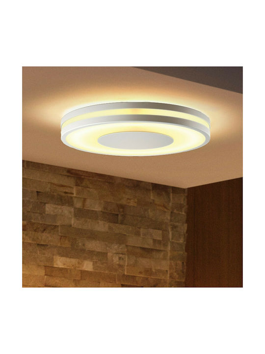 Philips Hue Being Smart Ceiling Mount Light 34.8cm Silver with Integrated LED