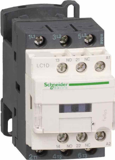 Schneider Electric TeSys D Phase Relays Strom 12A Triple Pole with Voltage 110V 5,5 kW