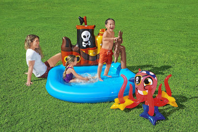 Bestway 52211 Kids Swimming Pool Inflatable Pirate Ship 140x130x104cm