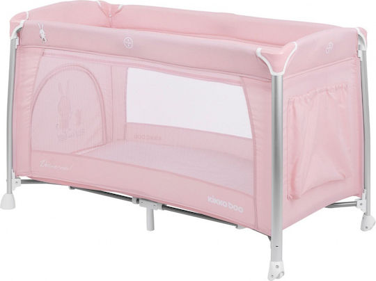 Kikka Boo Dessine Moi Кошара за игра 2 Нива с Променяща се Повърхност & Матрак Розов 120x60см