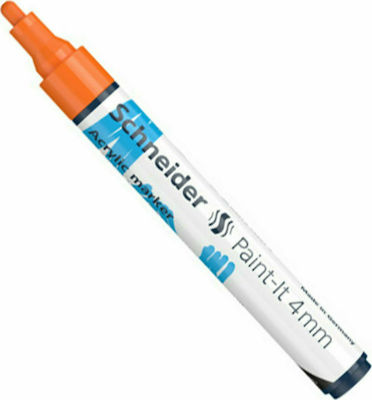 Schneider Paint Ιt 310 Acrylic Marker 4mm Orange