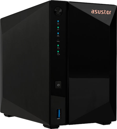 Asustor Drivestor 2 Pro (AS3302T) NAS Tower with 2 slots for HDD