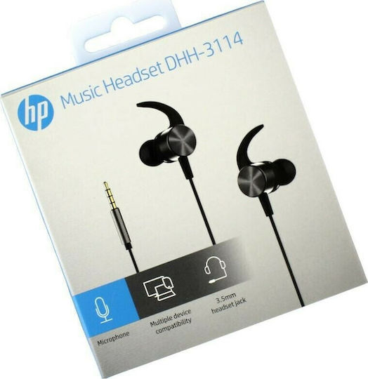 HP DHH-3114 In-Ear Freihändig Kopfhörer mit Stecker 3.5mm Gray