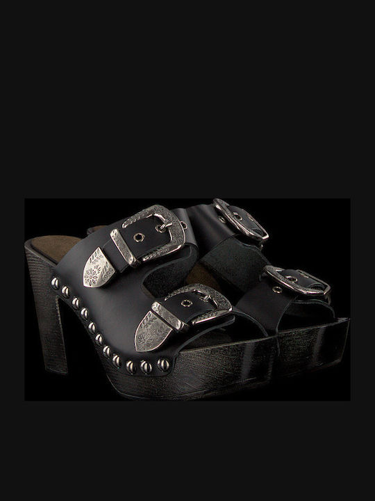 Vanna Suede Sandals Black