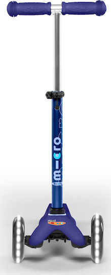 Micro Kids Scooter Foldable Mini Deluxe LED 3-Wheel for 2-5 Years Blue