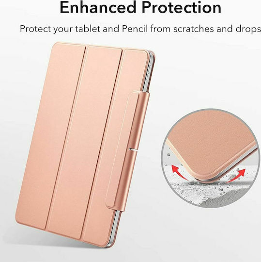 ESR Rebound Flip Cover Magnetic Rose Gold Pentru iPad Pro 2021 12.9" / iPad Pro 2020 12.9"