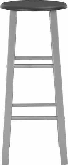Scaun Bar Argint 2buc 30x30x70buc