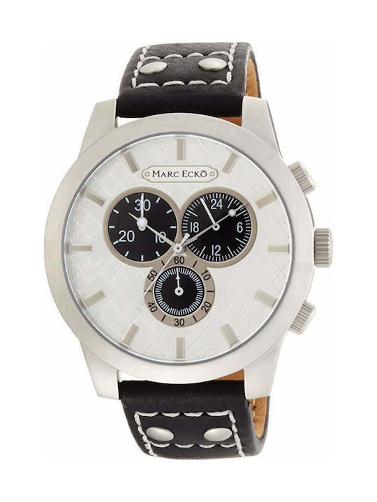 Marc Ecko E14539G1 Ρολόι Μπαταρίας με Δερμάτινο Λουράκι