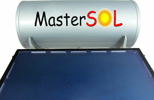 MasterSOL Plus WiFi Ηλιακός Θερμοσίφωνας 160 λίτρων Glass Διπλής Ενέργειας με 2.5τ.μ. Συλλέκτη