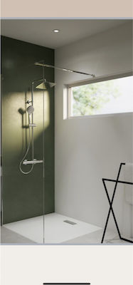 Ideal Standard Square Acrylic Shower White New Ultra Flat 80x80x2.5cm