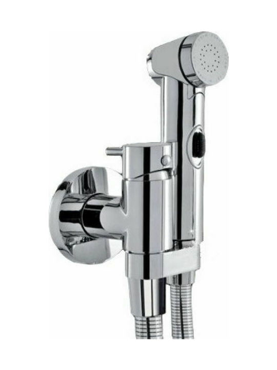 Teorema One to 5 351203 Wall Mounted Bidet Set Silver