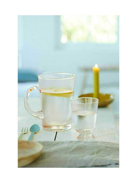 PiP Studio Jolie Krug Glas Pink 1450ml 1Stück
