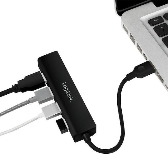 LogiLink USB 3.0 4 Port Hub with USB-A Connection