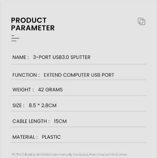 InLine Robotsky Hub 4 Θυρών USB 2.0 με σύνδεση USB-C