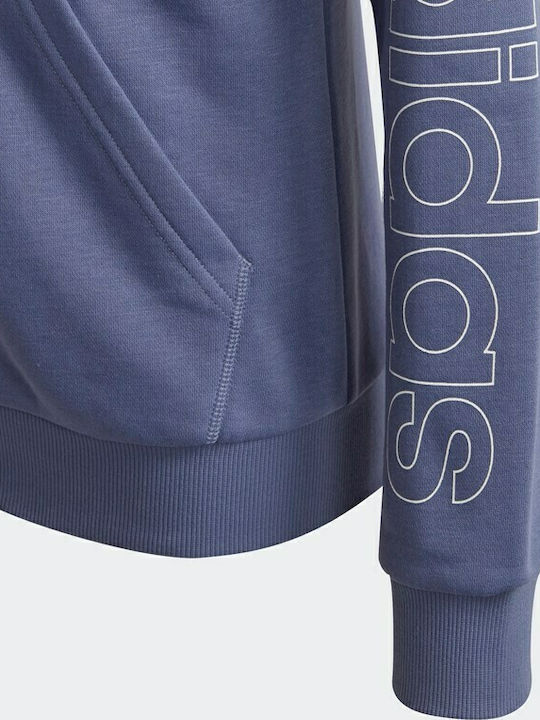 Kinder-Sweatshirt Strickjacke Flieder Essentials