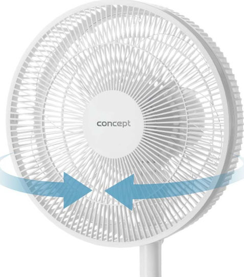 Concept Pedestal Fan 40W 40cm Diameter White