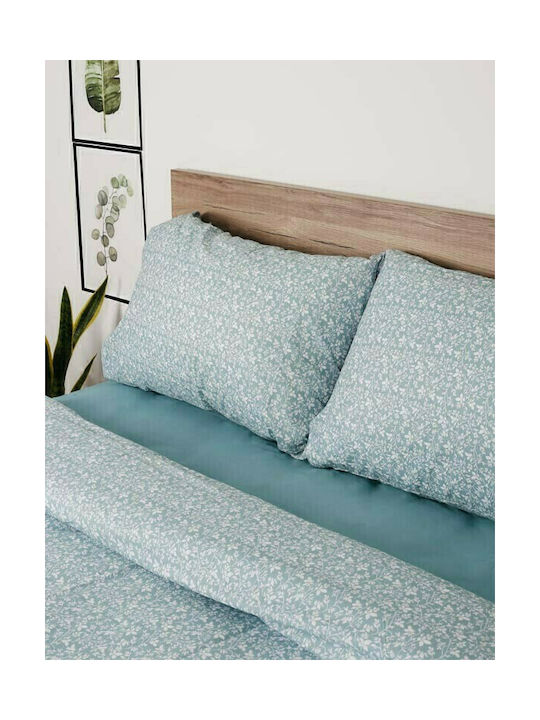 Sunshine 920 Σετ Μαξιλαροθήκες με Φάσα Aqua 50x70εκ.