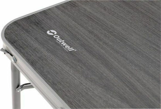 Outwell Coledale L Τραπέζι Αλουμινίου για Camping Πτυσσόμενο σε Βαλιτσάκι 80cm Μαύρο
