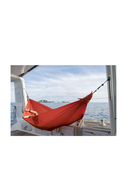 Ticket To The Moon Parachute Single Hammock Burgundy 320x155cm